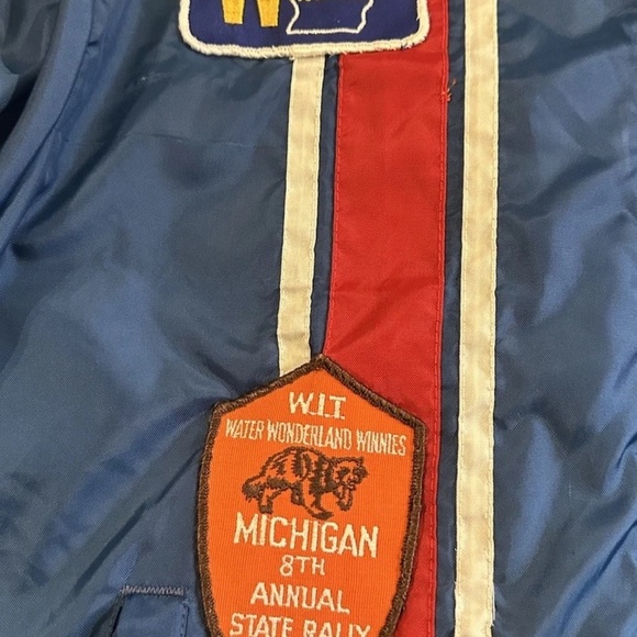 VTG Swingster Winnebago Travel Patch Jacket Lined Disney Mickey Mouse Yogi Bear - Picture 5 of 9